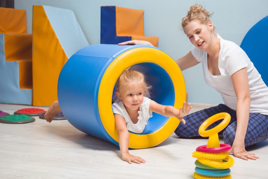 Exercise equipment in sensory therapy Community Interlink